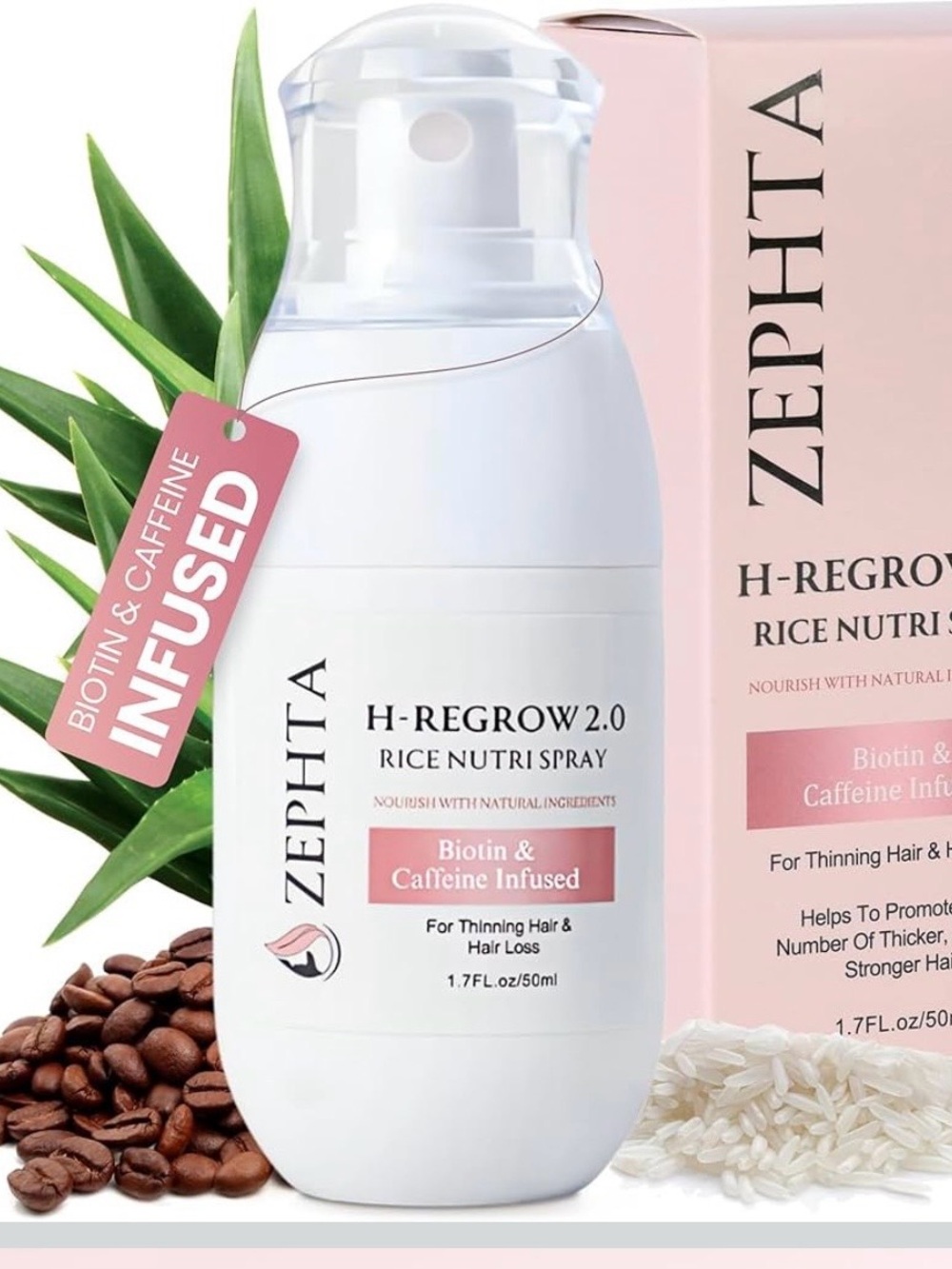 ZEPHTA H-REGROW 2.0 Rice Nutritive Scalp Treatment - Unisex